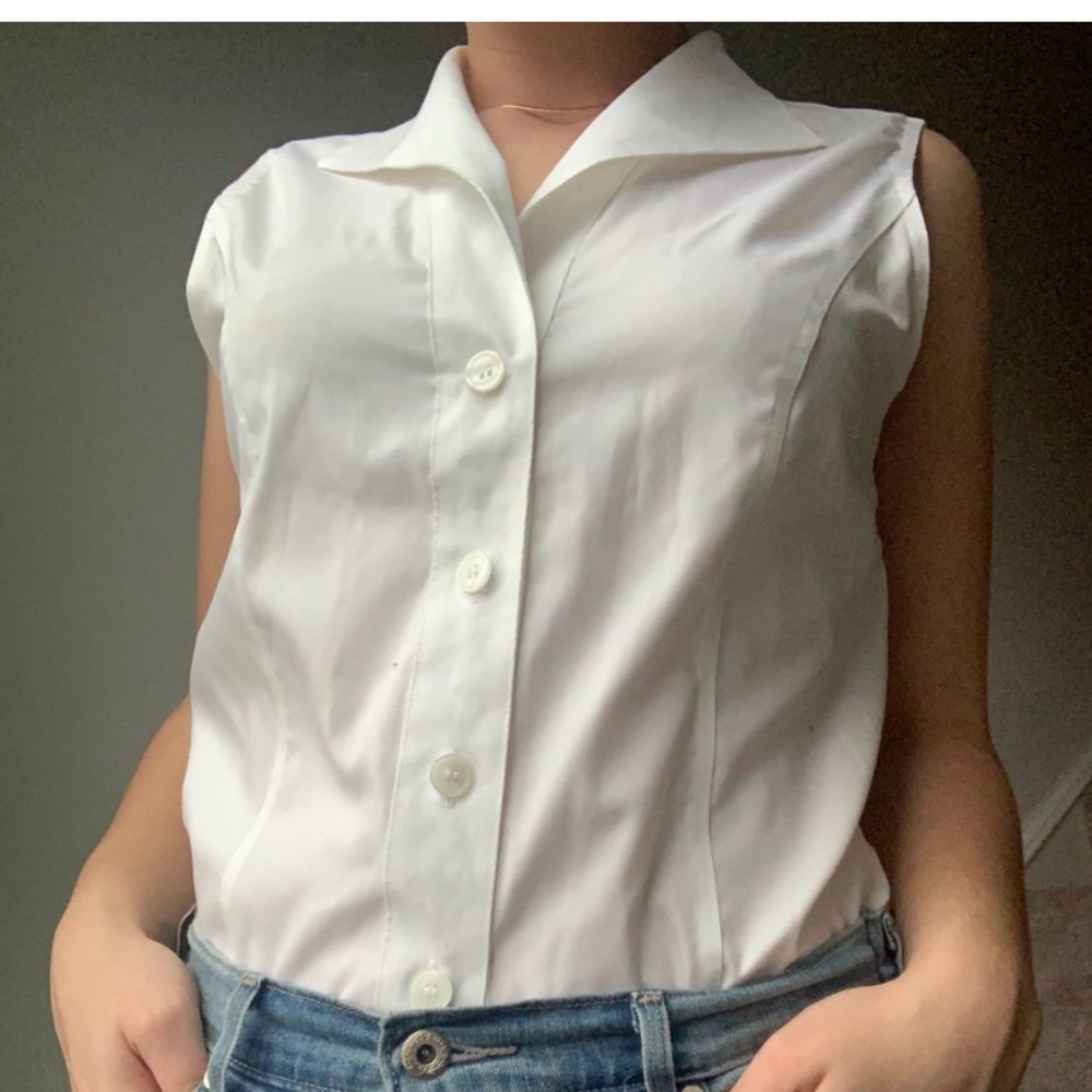Calvin Klein Button Down Blouse - image 1